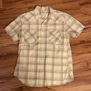 Lucky Brand western snap front shirt